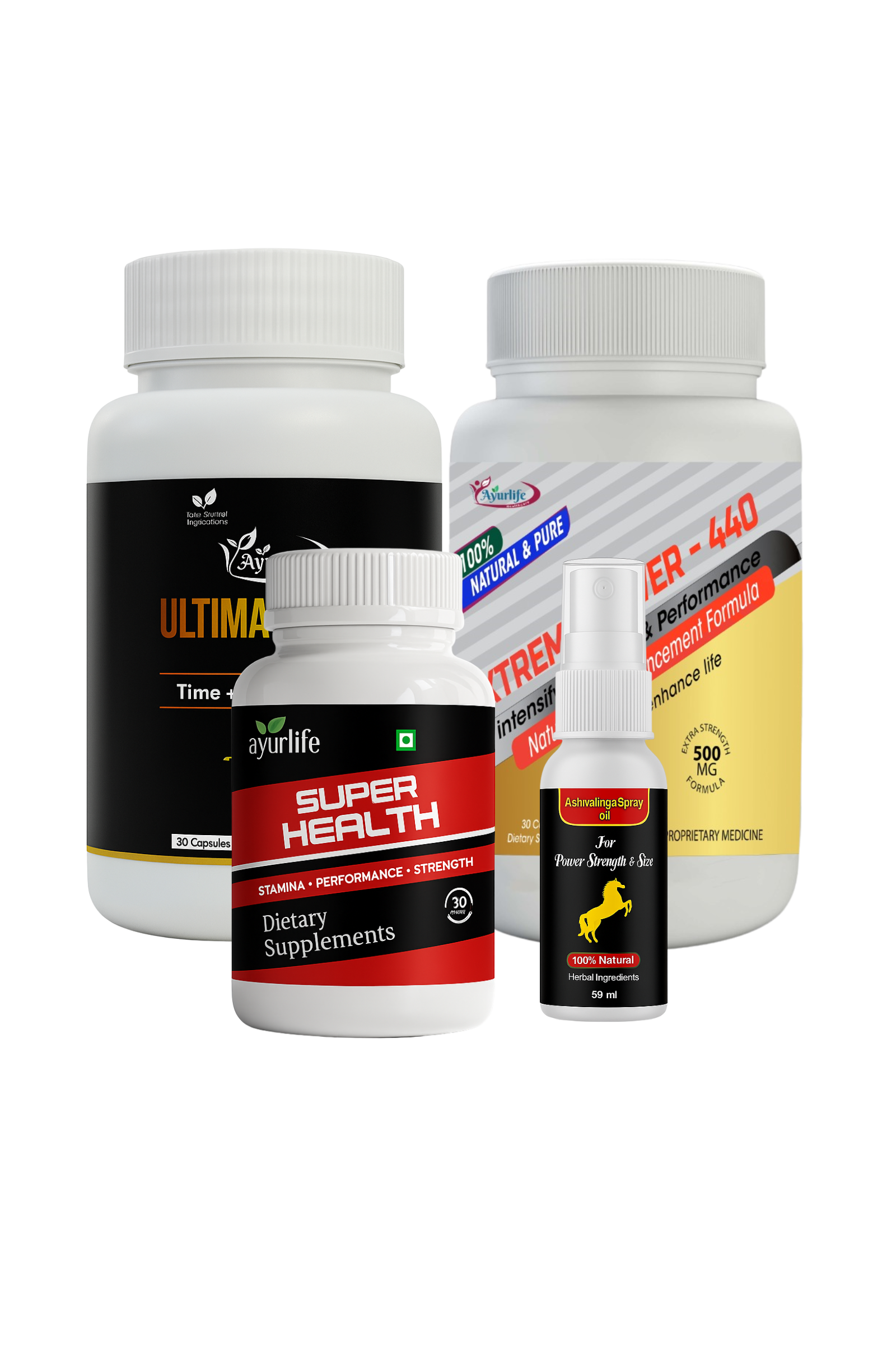 “Extreme Power Ultimate Josh Super Health – Ashwalinga Spray & Oil Pack