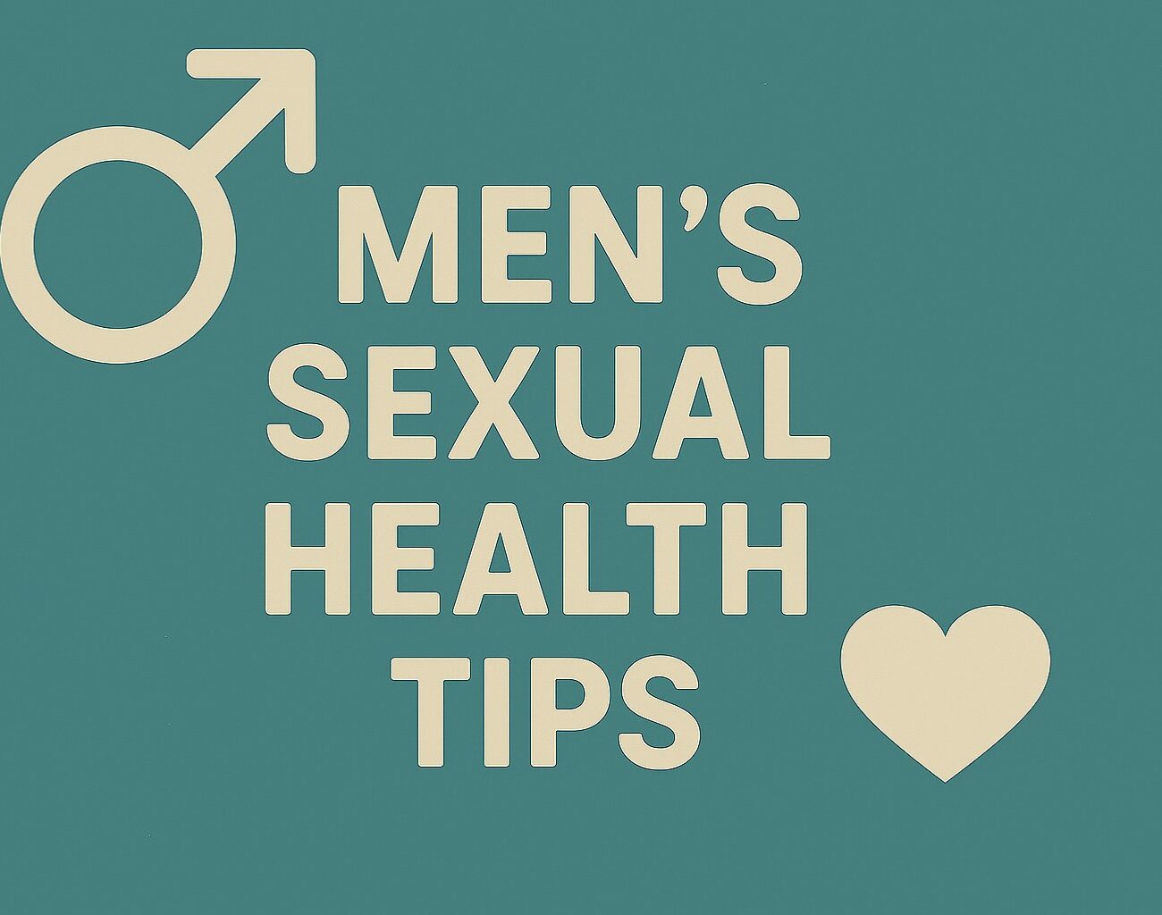 Men’s sexual health tips